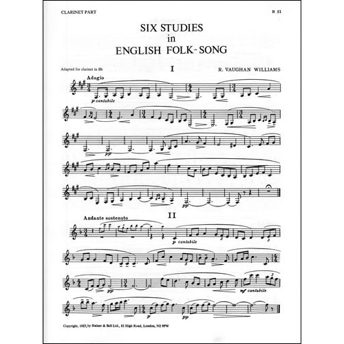 Williams, V. - Six Studies...