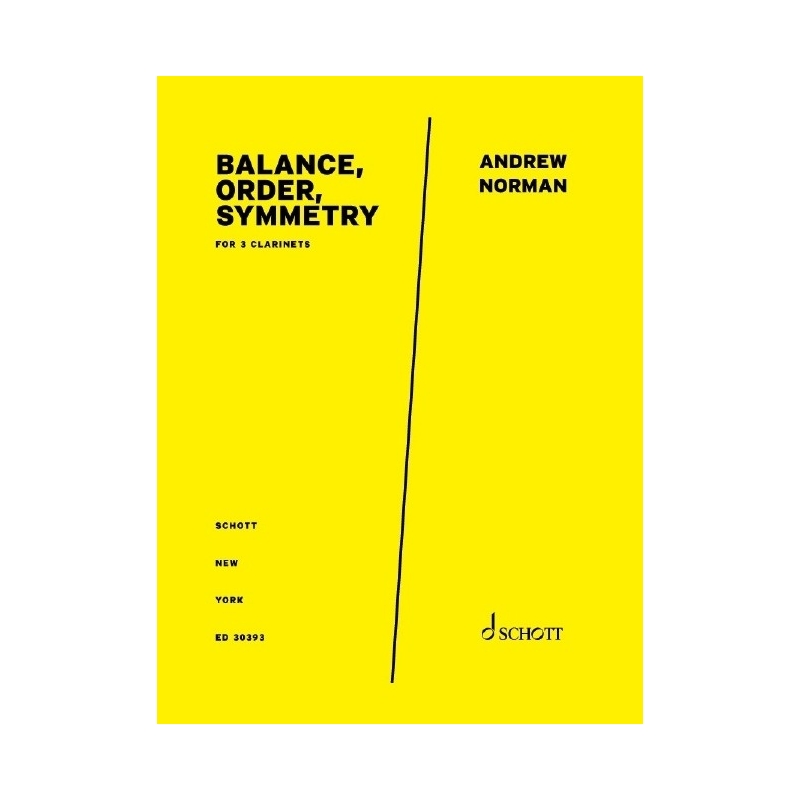 Norman, Andrew - Balance, Order, Symmetry