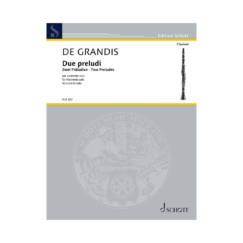 Grandis, Renato de - Two Preludes 