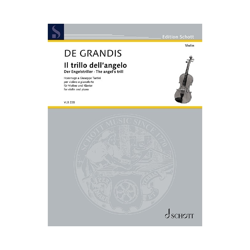 Grandis, Renato de - The angel's trill 