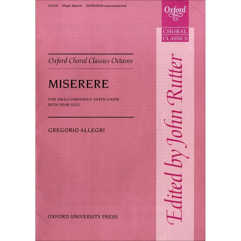 Allegri, Gregorio - Miserere