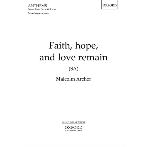 Archer, Malcolm - Faith,...