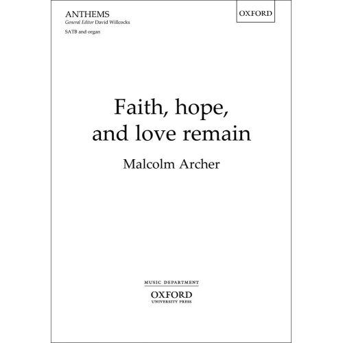 Archer, Malcolm - Faith,...