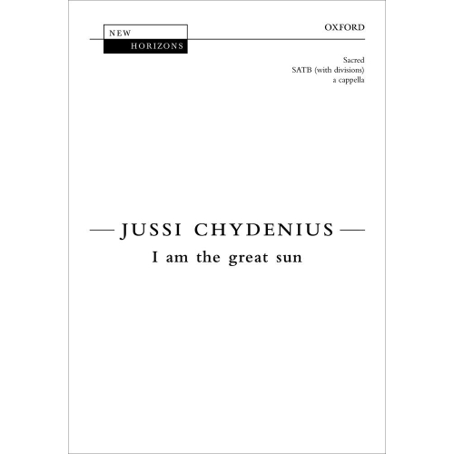 Chydenius, Jussi - I am the great sun