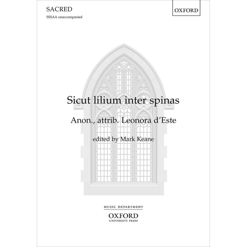 D'Este, Leonora - Sicut lilium