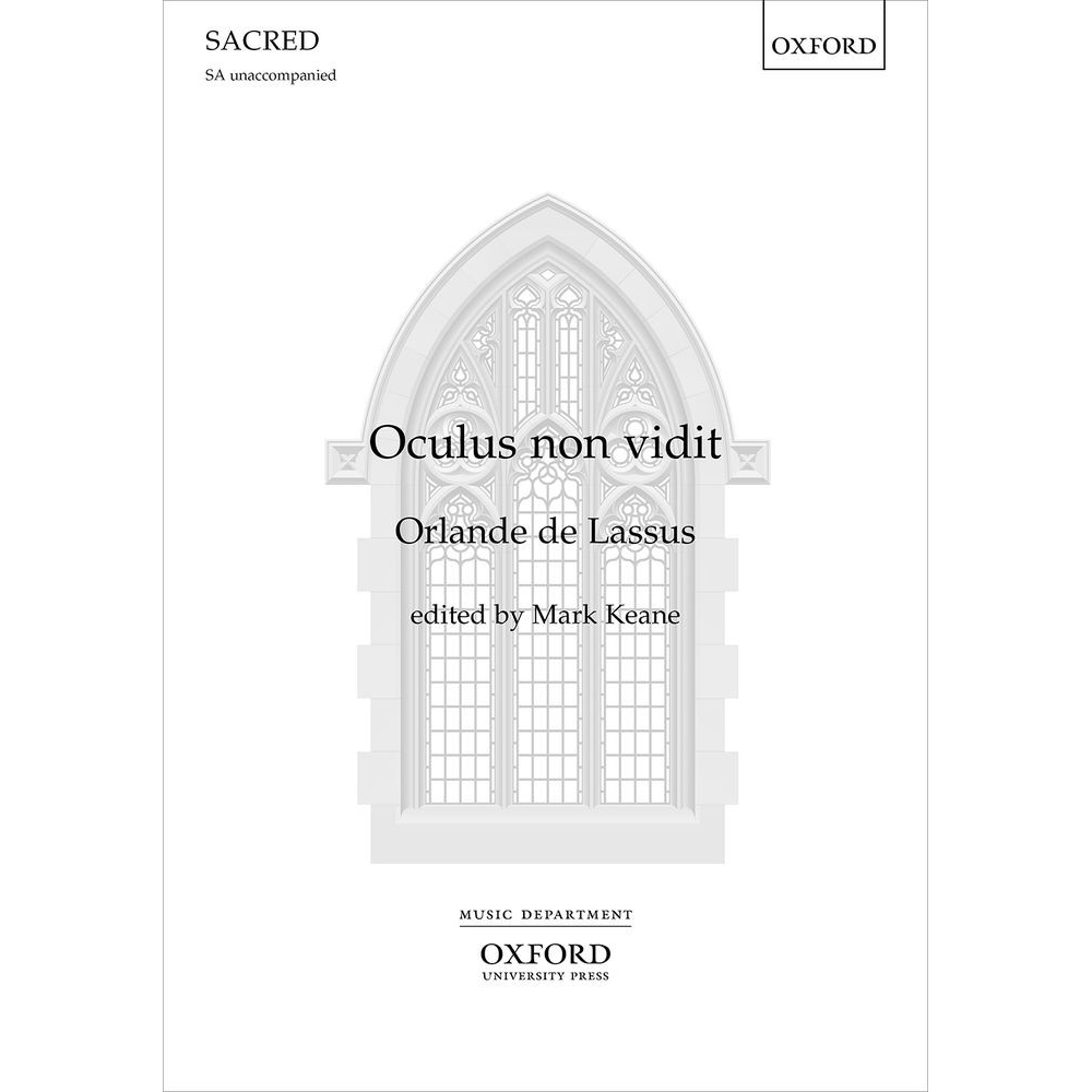 de Lassus - Oculus non vidit