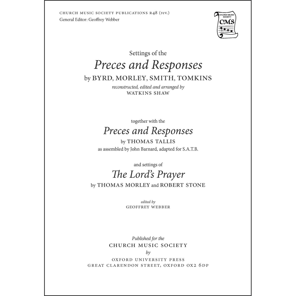 Watkins Shaw, Harold - Preces and Responses