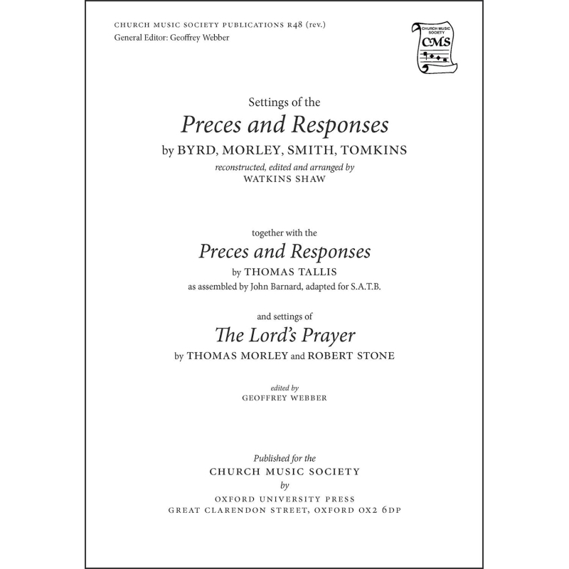 Watkins Shaw, Harold - Preces and Responses