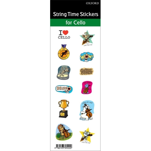 Cello Time stickers