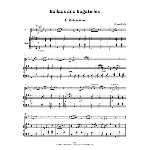Kelly, Bryan - Ballads and Bagatelles