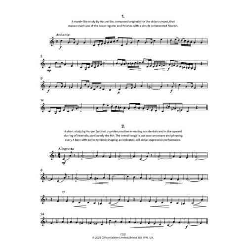 Harper & Harper - 20 Studies for Trumpet or Cornet