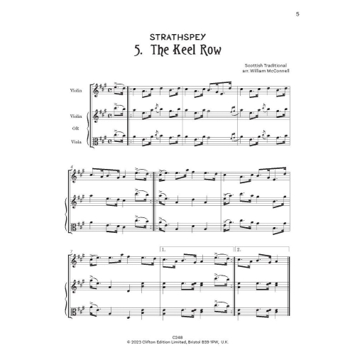 McConnell, William - Barn Dance for Violin Duet or Violin & Viola Duet