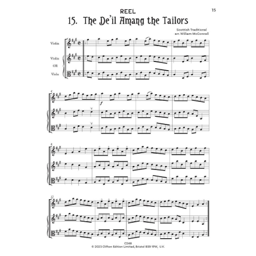 McConnell, William - Barn Dance for Violin Duet or Violin & Viola Duet