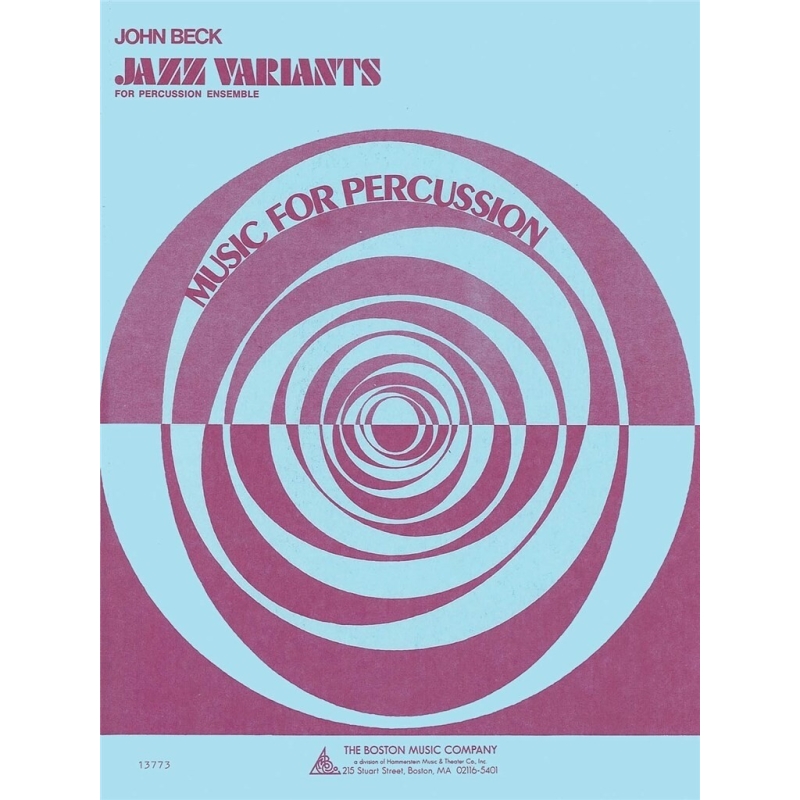 Beck, John - Jazz Variants for Percussion Ensemble