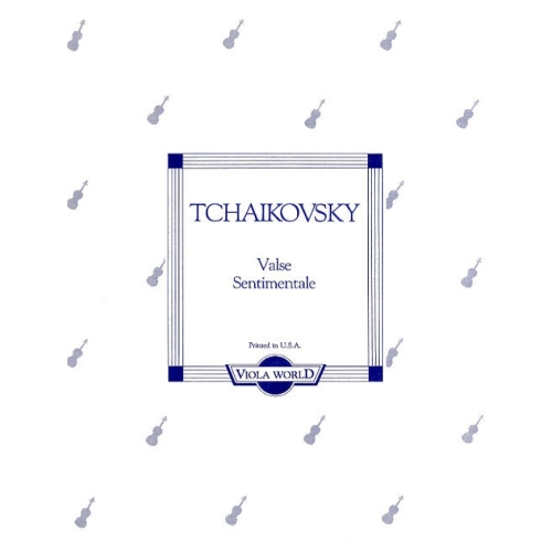 Pyotr Ilyich Tchaikovsky - Valse Sentimentale (Viola/Piano)