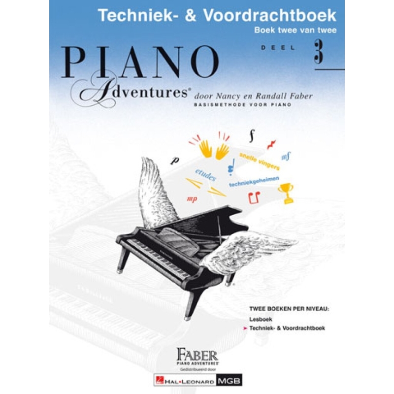 Faber & Faber - Piano Adventures Techniek- & Voordrachtboek Deel 3