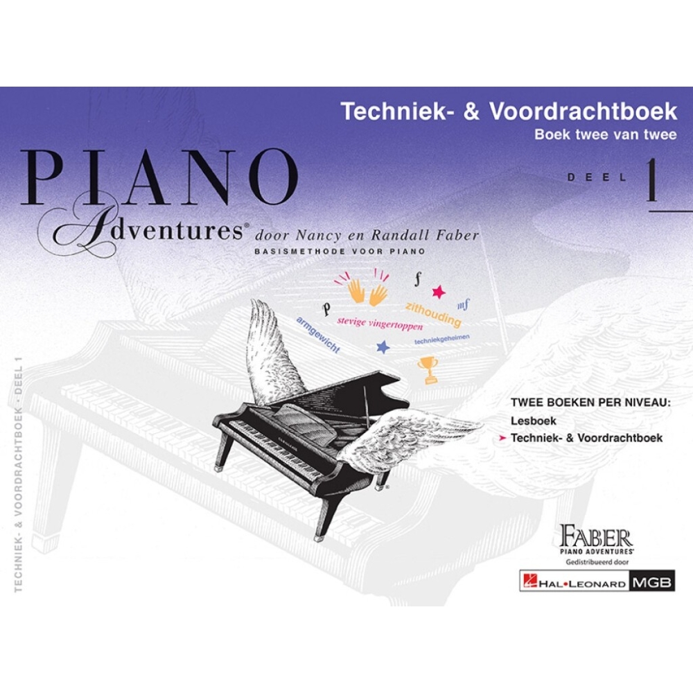 Faber & Faber - Piano Adventures: Techniek & Voordrachtboek Deel 1