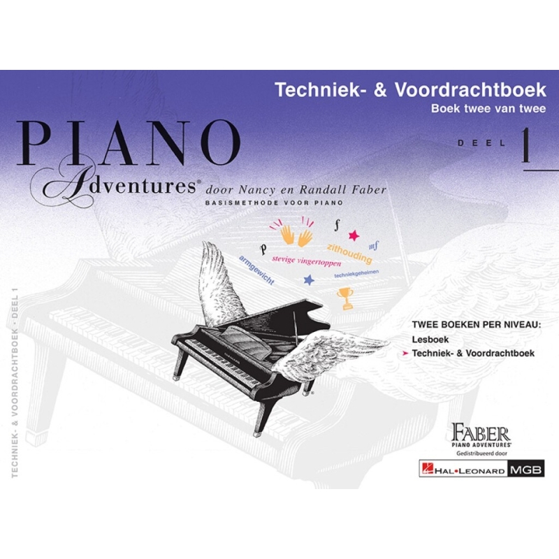 Faber & Faber - Piano Adventures: Techniek & Voordrachtboek Deel 1