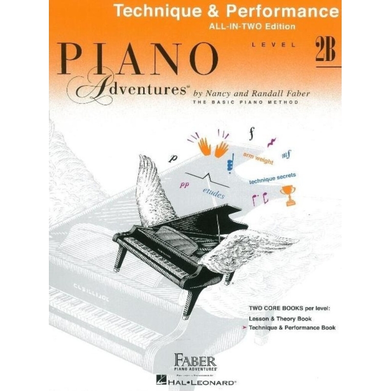 Faber & Faber - Piano Adventures All-In-Two Level 2B Tech. & Perf.