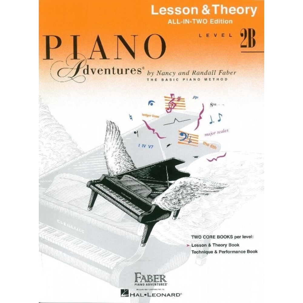 Faber & Faber - Piano Adventures All-In-Two Level 2B Lesson/Theory