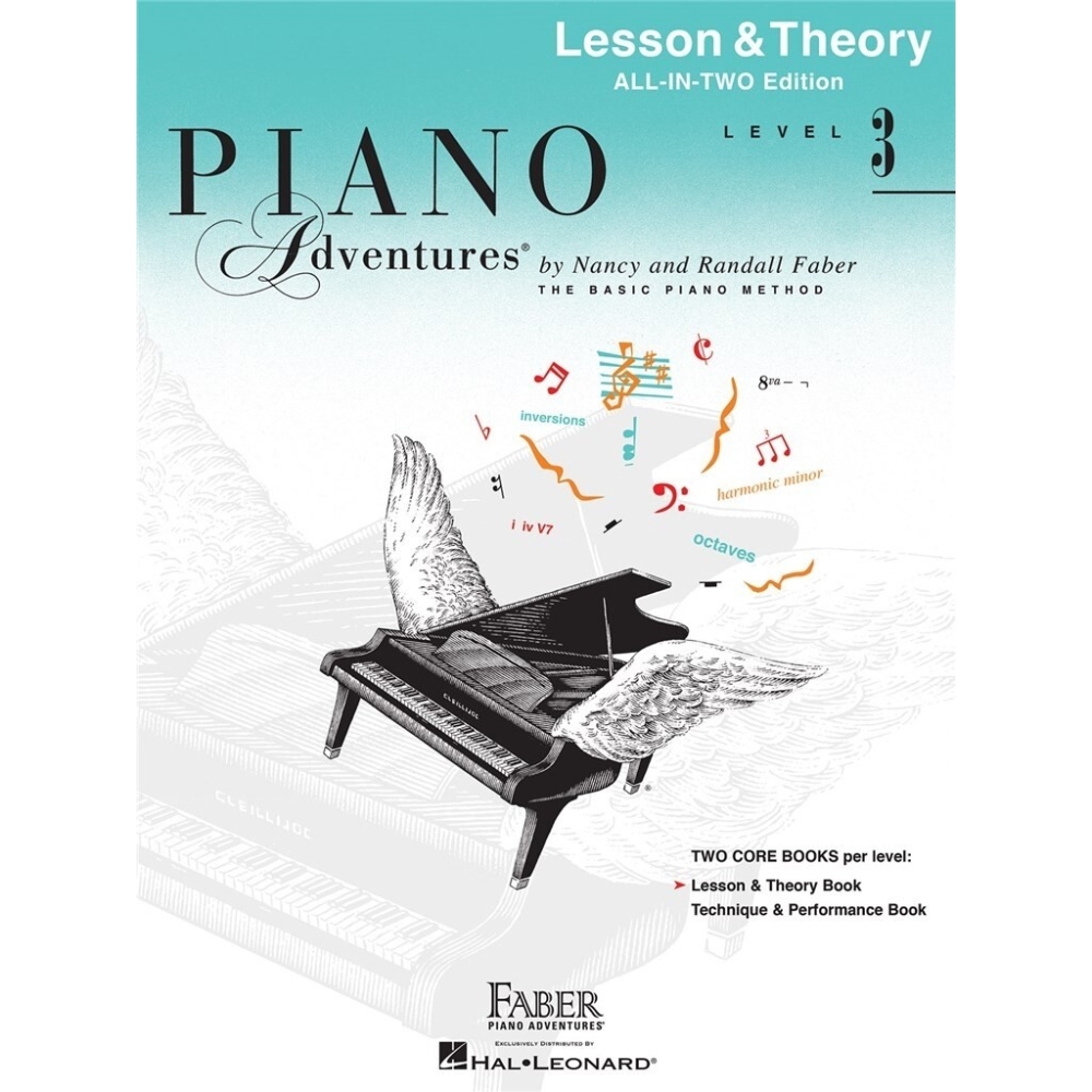 Faber & Faber - Piano Adventures All-In-Two Level 3 Lesson/Theory