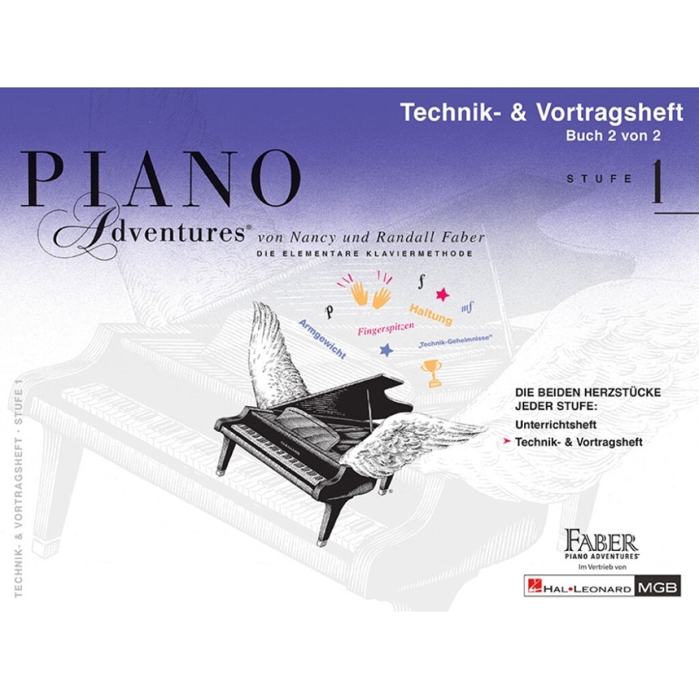 Faber & Faber - Piano Adventures: Technik- & Vortragsheft Stufe 1