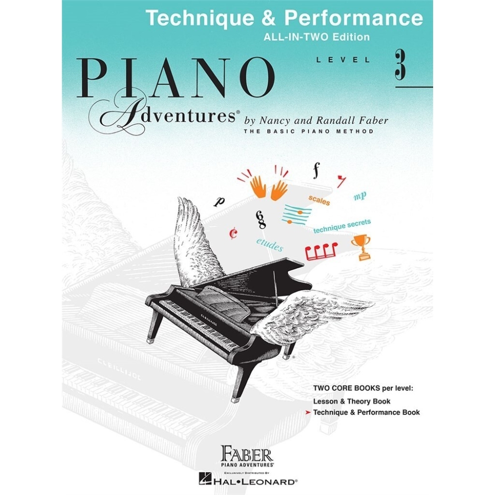 Faber & Faber - Piano Adventures All-In-Two Level 3 Tech & Perf