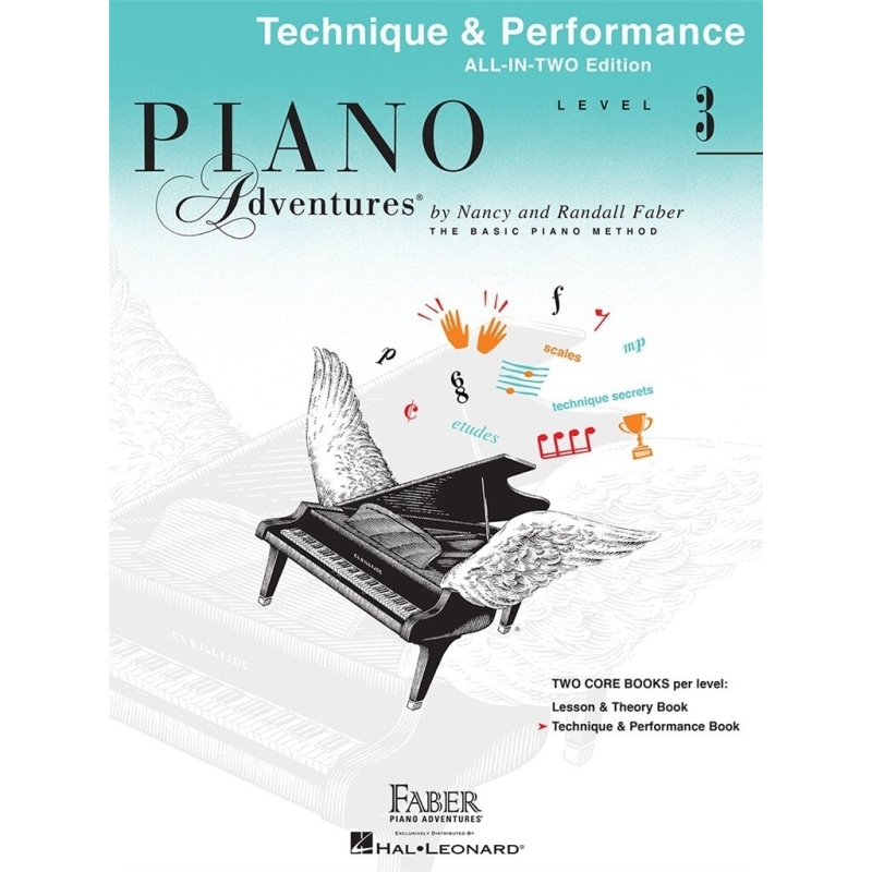 Faber & Faber - Piano Adventures All-In-Two Level 3 Tech & Perf