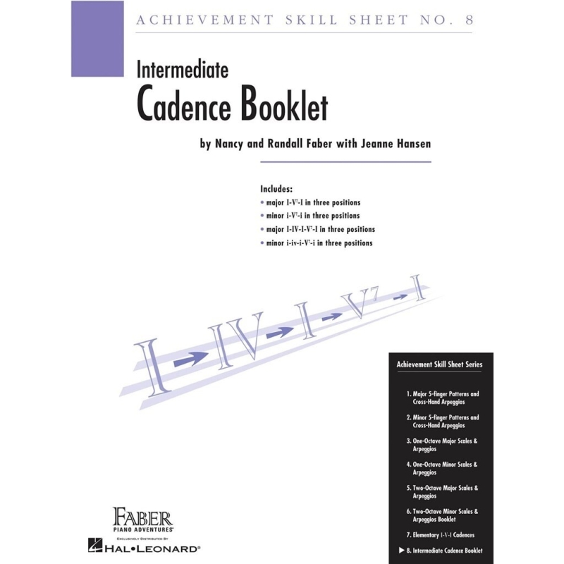 Achievement Skill Sheet No. 8: Cadence Booklet