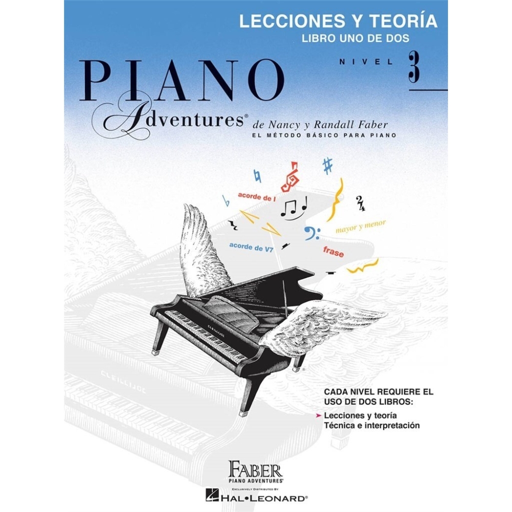 Faber & Faber - Piano Adventures: Lecciones y Teoría Nivel 3