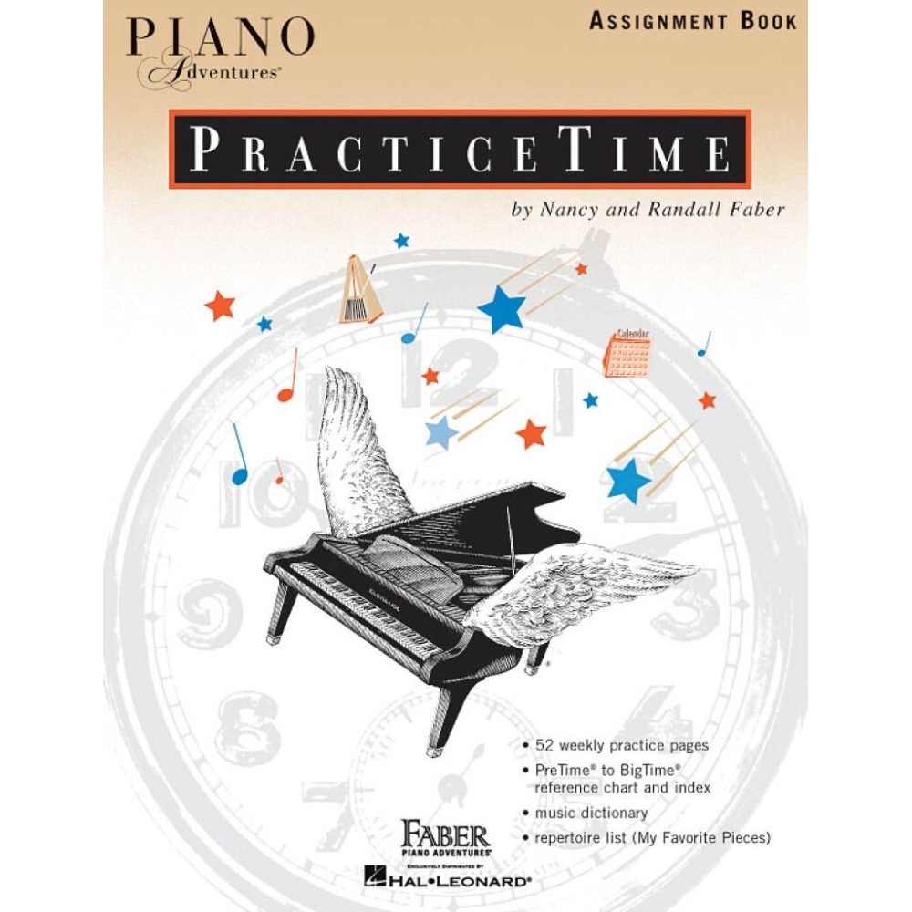 Faber & Faber - Piano Adventures PracticeTime Assignment Book