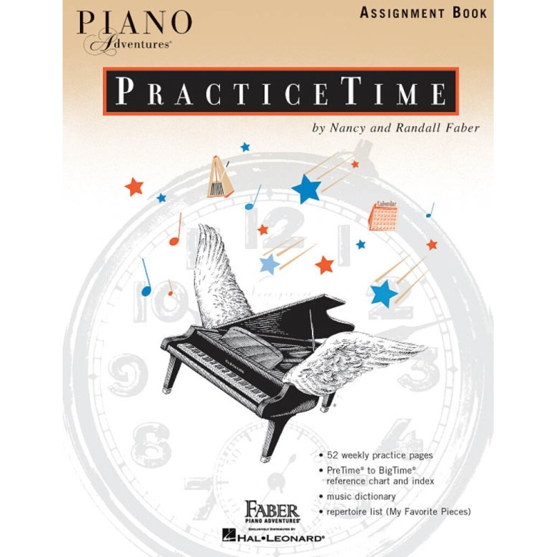 Faber & Faber - Piano Adventures PracticeTime Assignment Book