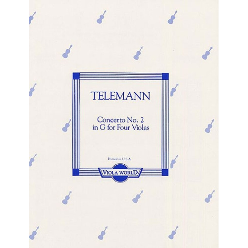 Telemann, Georg Philipp - Concerto No.2 In G