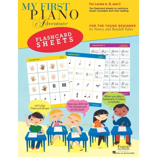 My First Piano Adventure Flashcard Sheets