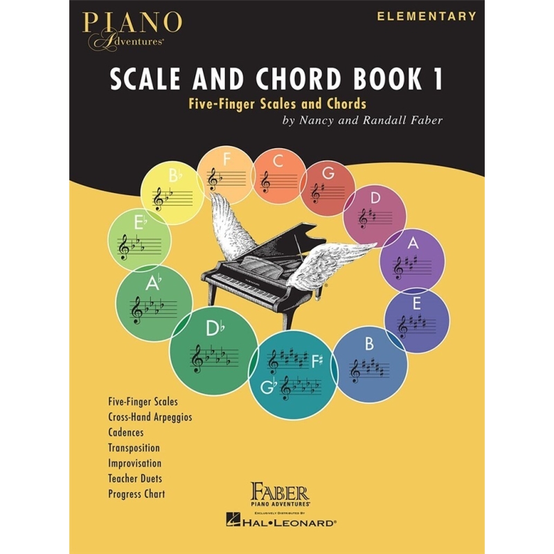 Faber & Faber - Piano Adventures Scale and Chord Book 1