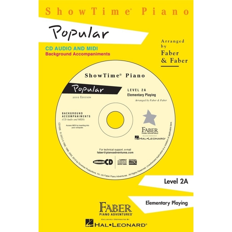 Faber & Faber - ShowTime¸ Piano Popular