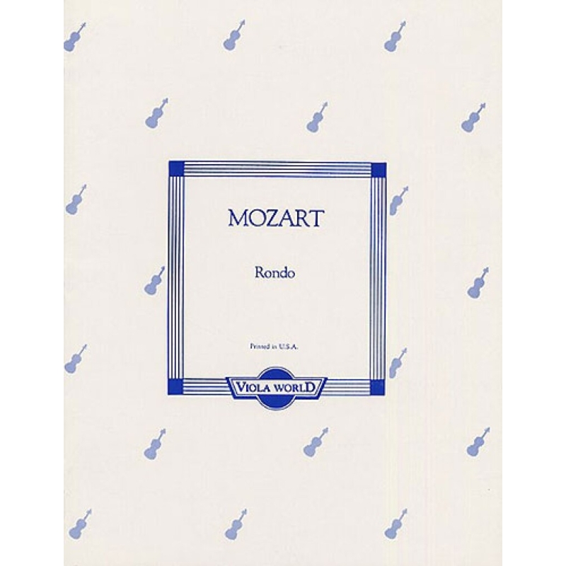 Mozart, Wolfgang Amadeus - Rondo For Viola And Piano