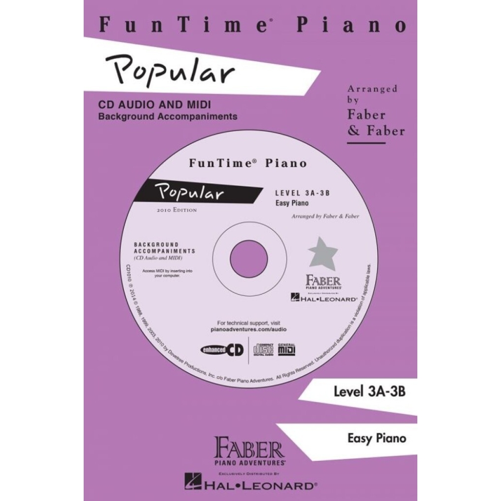 Funtime Piano Popular Compact Disc