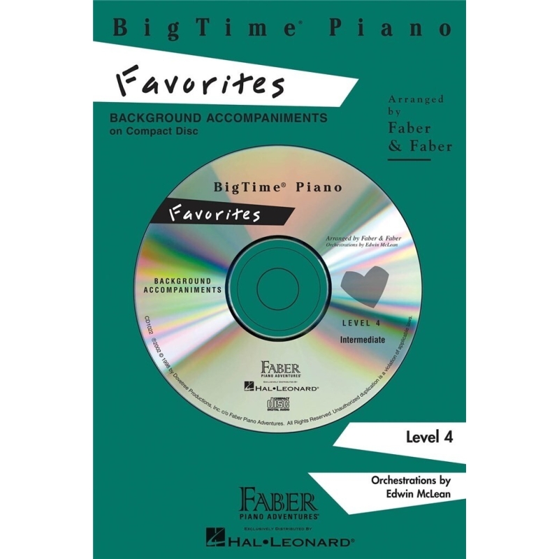 BigTime Piano Favorites Level 4 CD