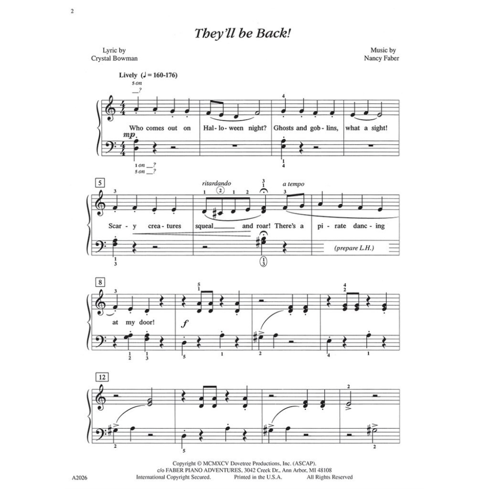 Faber, Nancy - They'll be Back!