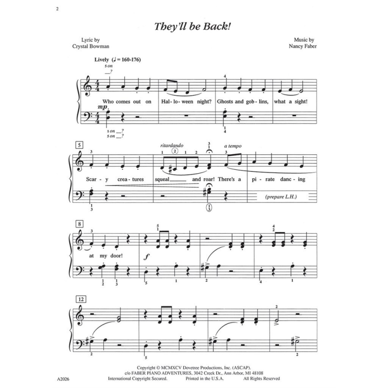 Faber, Nancy - They'll be Back!