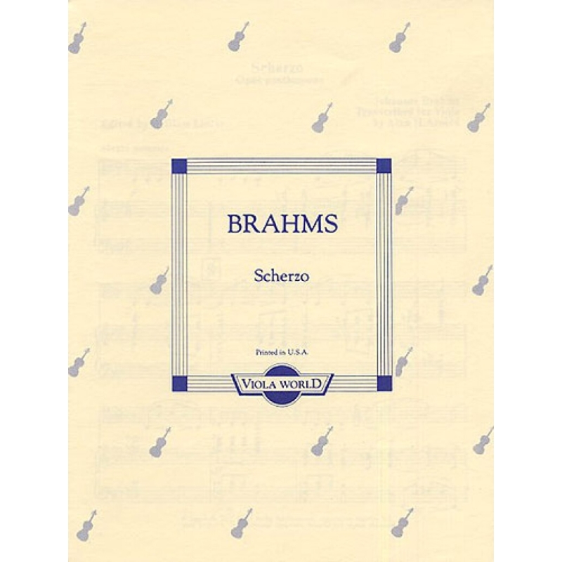 Brahms, Johannes - Scherzo