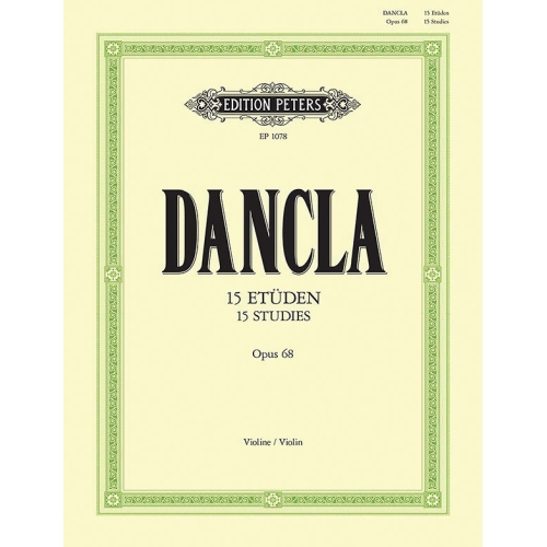 Dancla, Charles - 15 Studies Op.68 for 2 Violins