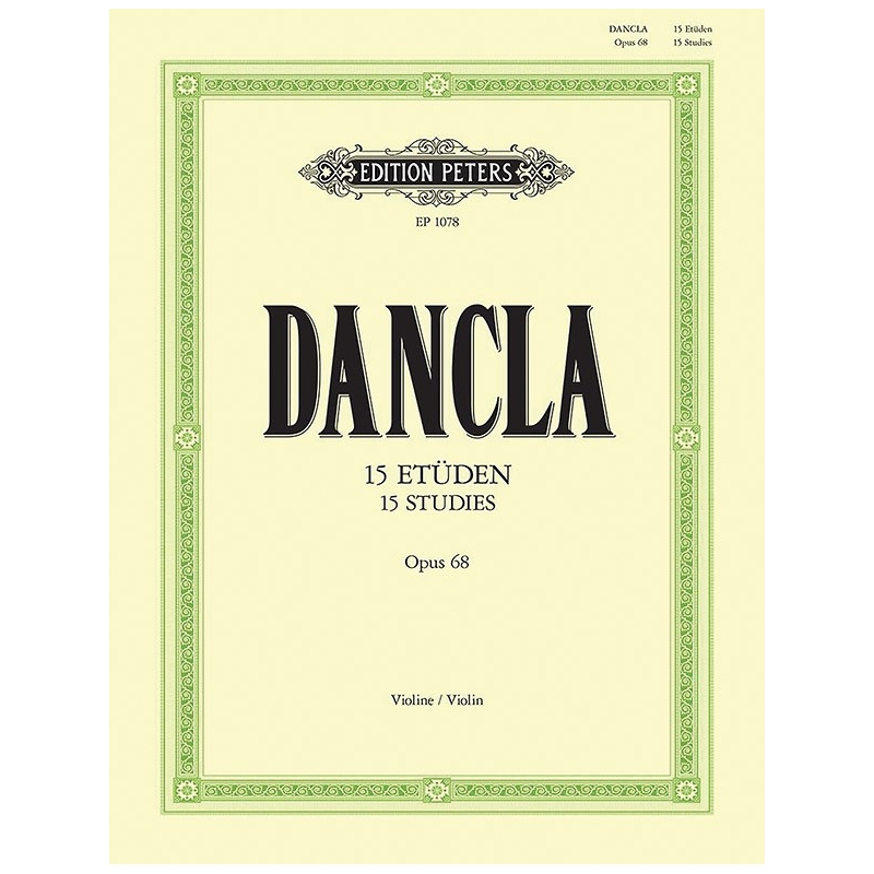 Dancla, Charles - 15 Studies Op.68 for 2 Violins