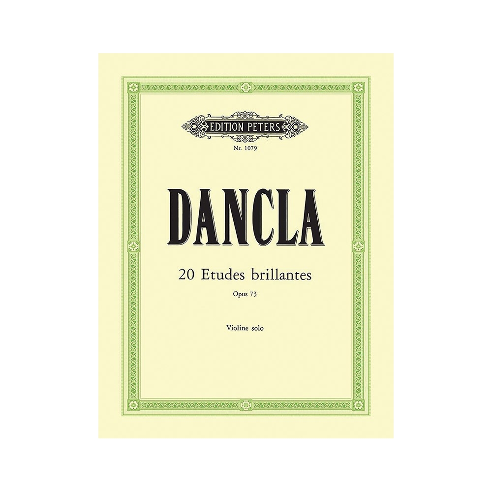 Dancla, Charles - 20 Violin Etudes (Etudes brillantes) Op.73