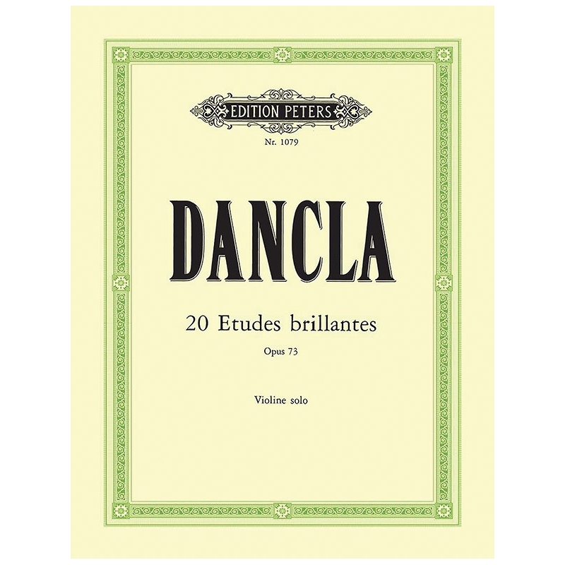 Dancla, Charles - 20 Violin Etudes (Etudes brillantes) Op.73