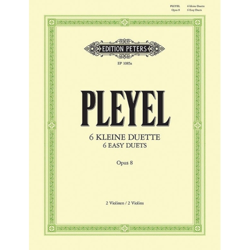 Pleyel, Ignaz Joseph - 6 Easy Duets Op.8