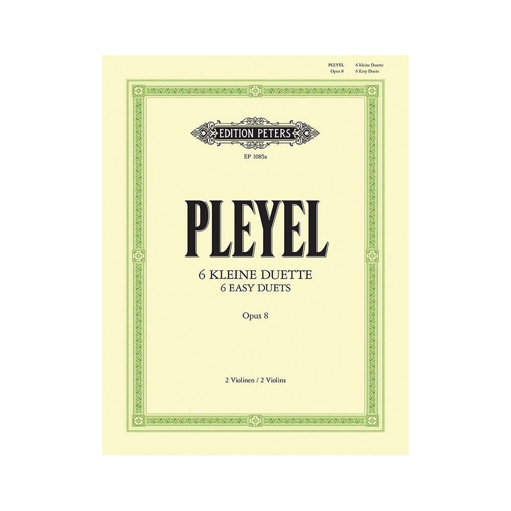 Pleyel, Ignaz Joseph - 6 Easy Duets Op.8