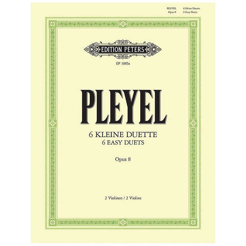 Pleyel, Ignaz Joseph - 6 Easy Duets Op.8