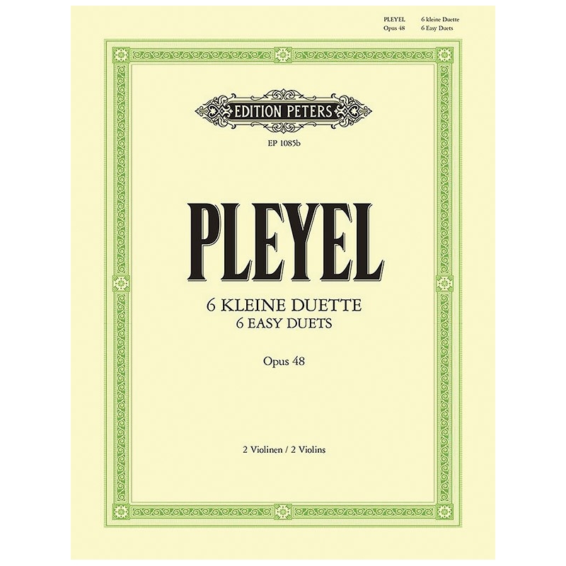 Pleyel, Ignaz Joseph - 6 Easy Duets Op.48